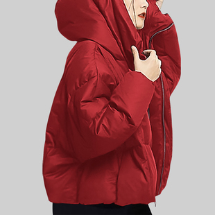 羽绒服女2025冬季 新款 连帽冬季 修身 显瘦加厚面包服外套潮 短款 时尚