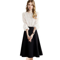 The new French chanel-style shirt for women in summer 2026, with gentle prints, is versatile and slimming. It's a trendy straight top that makes you look younger thumbnail 6