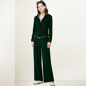 减龄法式 时尚 两件套 新款 连帽卫衣外套阔腿裤 休闲套装 女2026年春季