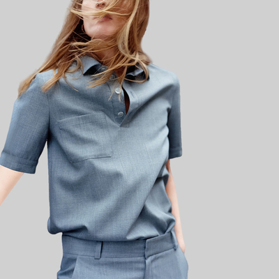 修身气质潮流帅气衬衫短袖港风