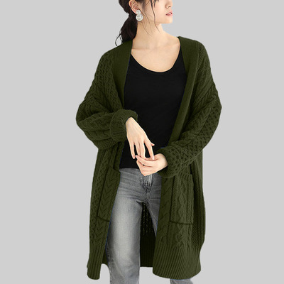 休闲新款修身显瘦气质针织开衫