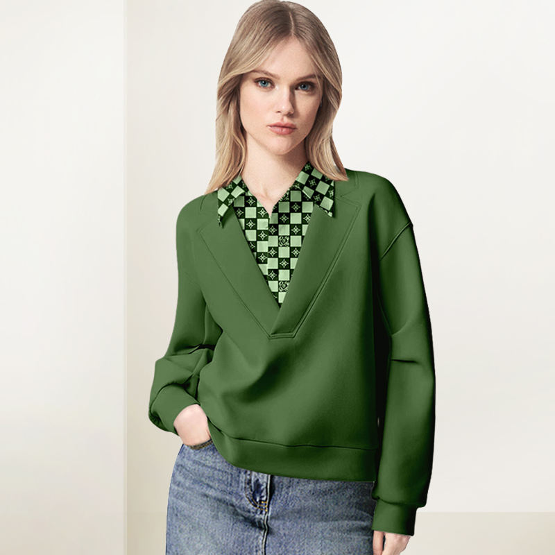 气质通勤百搭长袖卫衣