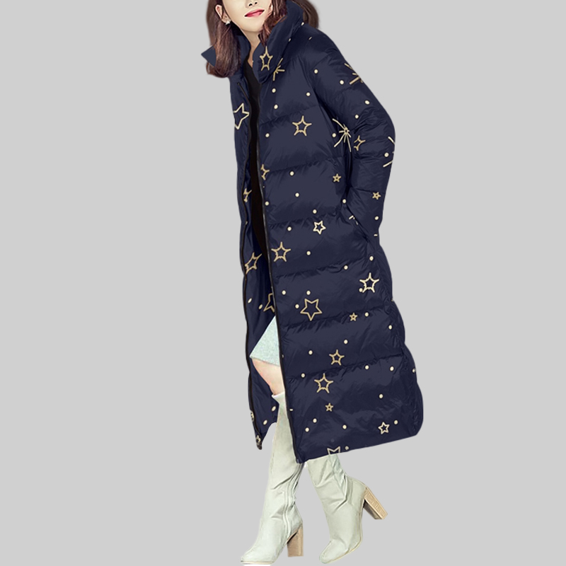 洋气减龄时尚印花羽绒服