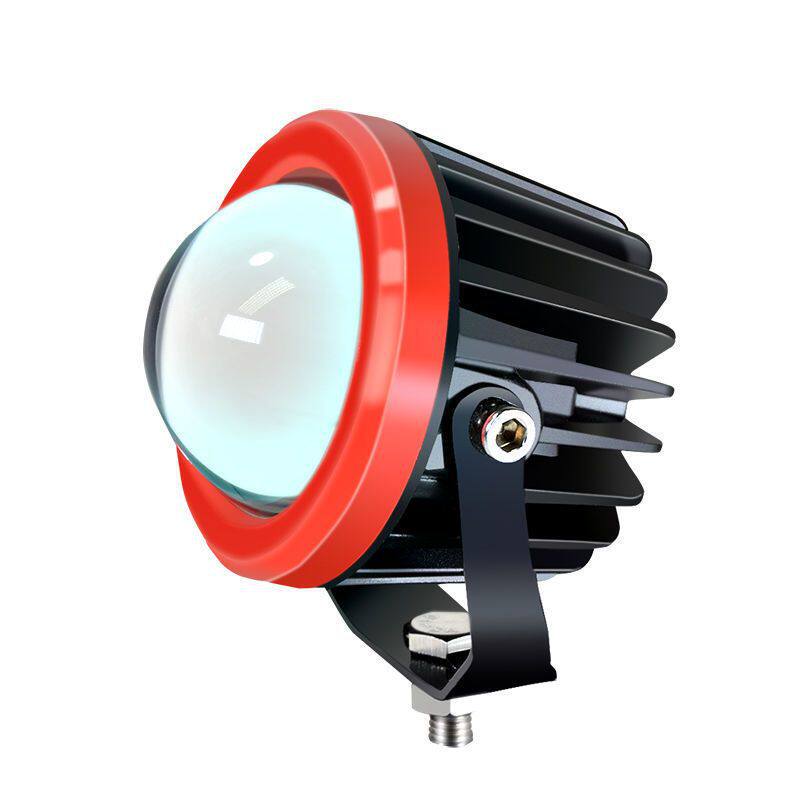 汽车LED射灯透镜中网激光炮摩托车大灯雾灯前照灯农用电动车灯