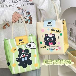 上班族保温饭盒袋加厚手提袋便当盒饭袋外出饭盒袋子便当袋早餐包