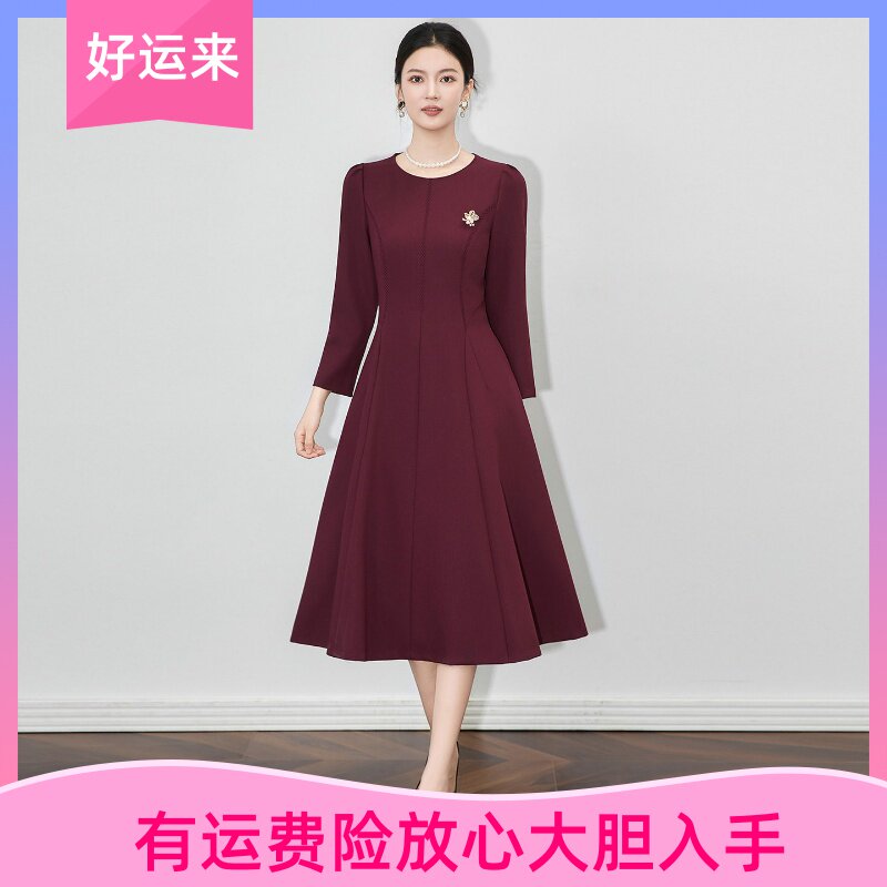 -轻奢南油高货刺绣分割线修身中