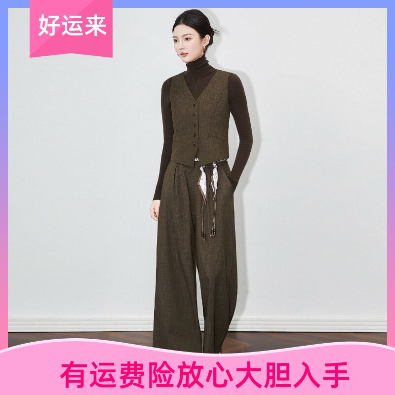-高智松弛通勤休闲小众设计马甲+