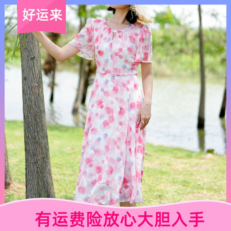 深圳南油高端女装2025夏新款雪纺