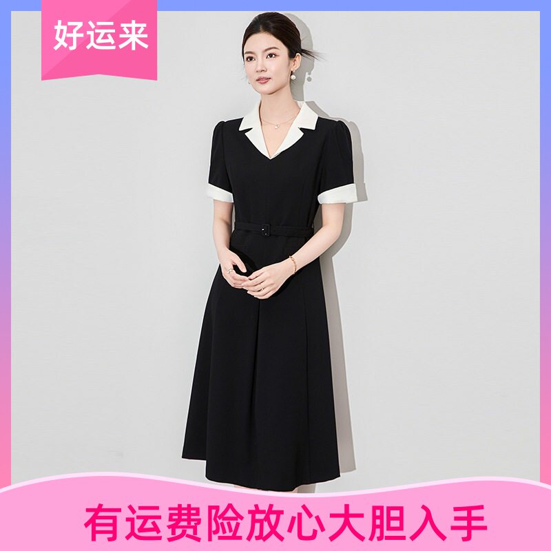深圳南油高级感职业裙气质连衣裙