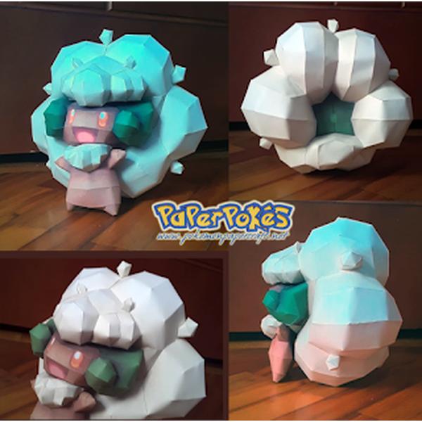 WHIMSICOTT风妖精纸模型非塑料非金素纸质模型diy手