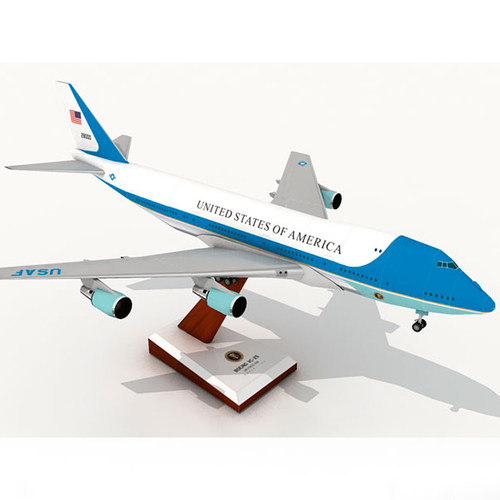 民航客机B747航空飞机3d立体纸模型DIY手工制作儿童益智折纸玩具