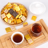 糯米香普洱熟茶迷你小沱茶糯香普洱小方砖500g袋装 糯香茶云南特产