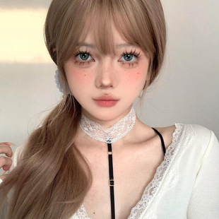 新款复古chocker蕾丝T字项圈项链一体挂脖颈带颈饰颈链身体饰品潮