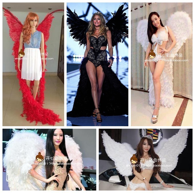 新款走秀演出羽毛翅膀天使道具