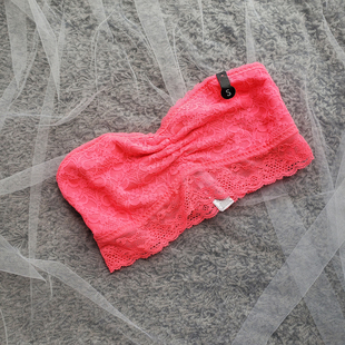 B511｜2件外贸欧美文胸性感蕾丝超薄无垫无钢圈裹胸无肩带无扣