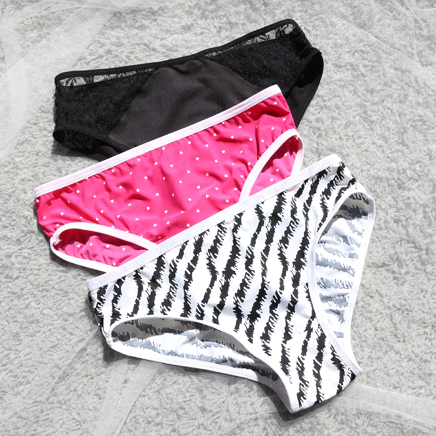 B871 外贸美国基础款弹力低腰打底女三角裤日常舒适内裤窄边腰