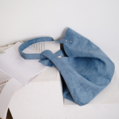 氧气种子品牌女包2026春季 日韩麂皮绒高级感通勤百搭单肩女包 新款