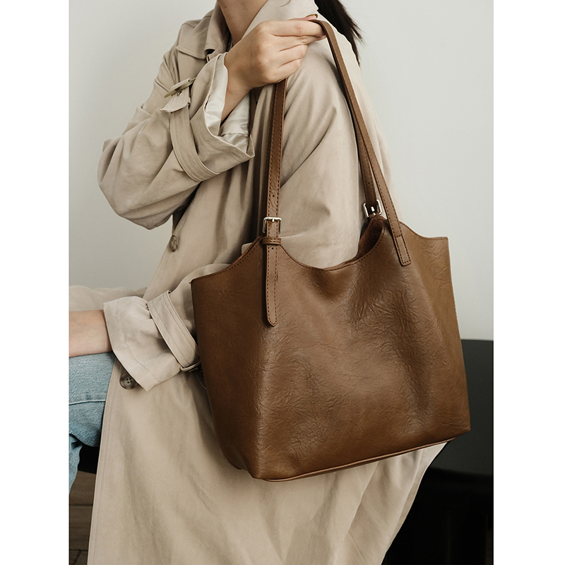 氧气种子小众设计复古托特包