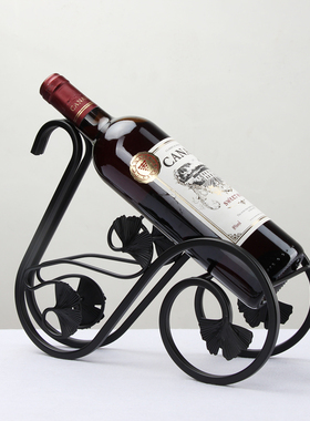 古铜色黑色香槟色皇家马车葡萄酒红酒架摆件酒柜装饰品[三色可选]