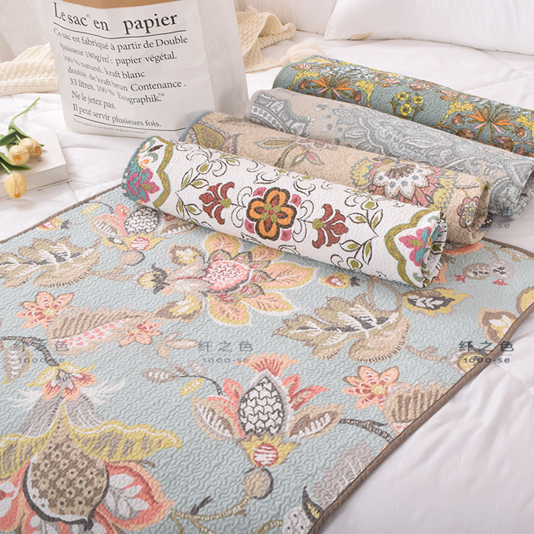 外贸纯棉全棉密绗缝小被子午休毯午睡膝盖被月经垫双面用生理垫被,床上用品,床盖,淘宝优惠券,粉丝福利购,淘宝优惠卷