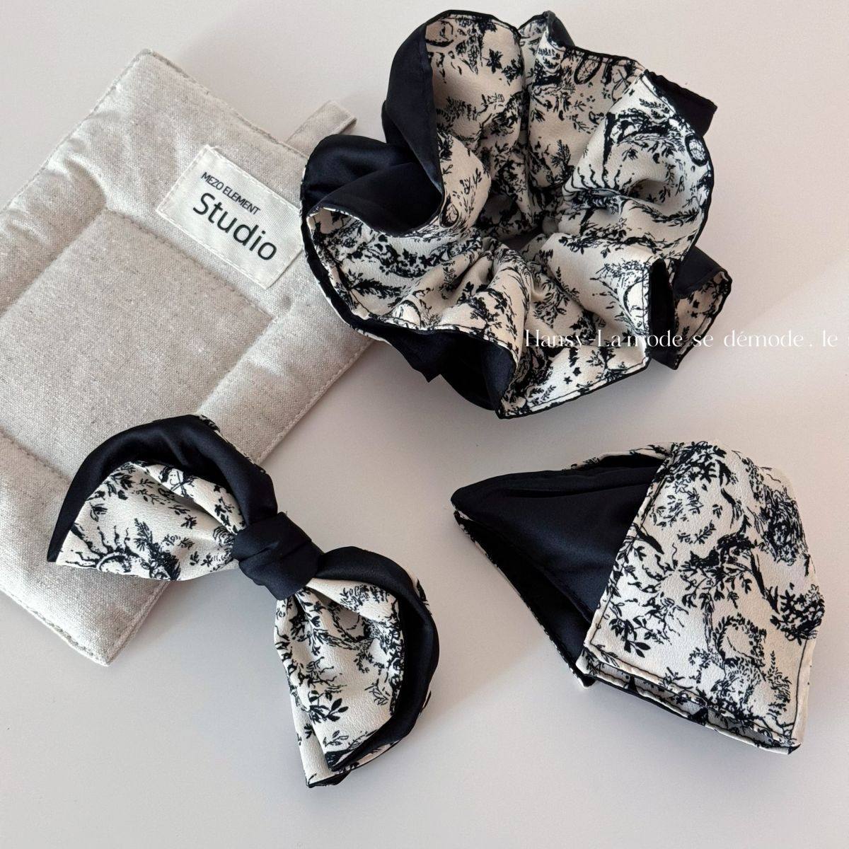 法式复古黑白水墨印花三角发夹高级感蝴蝶结抓夹气质盘发鲨鱼,饰品/流行首饰/时尚饰品新,民族风发饰,淘宝优惠券,粉丝福利购,淘宝优惠卷