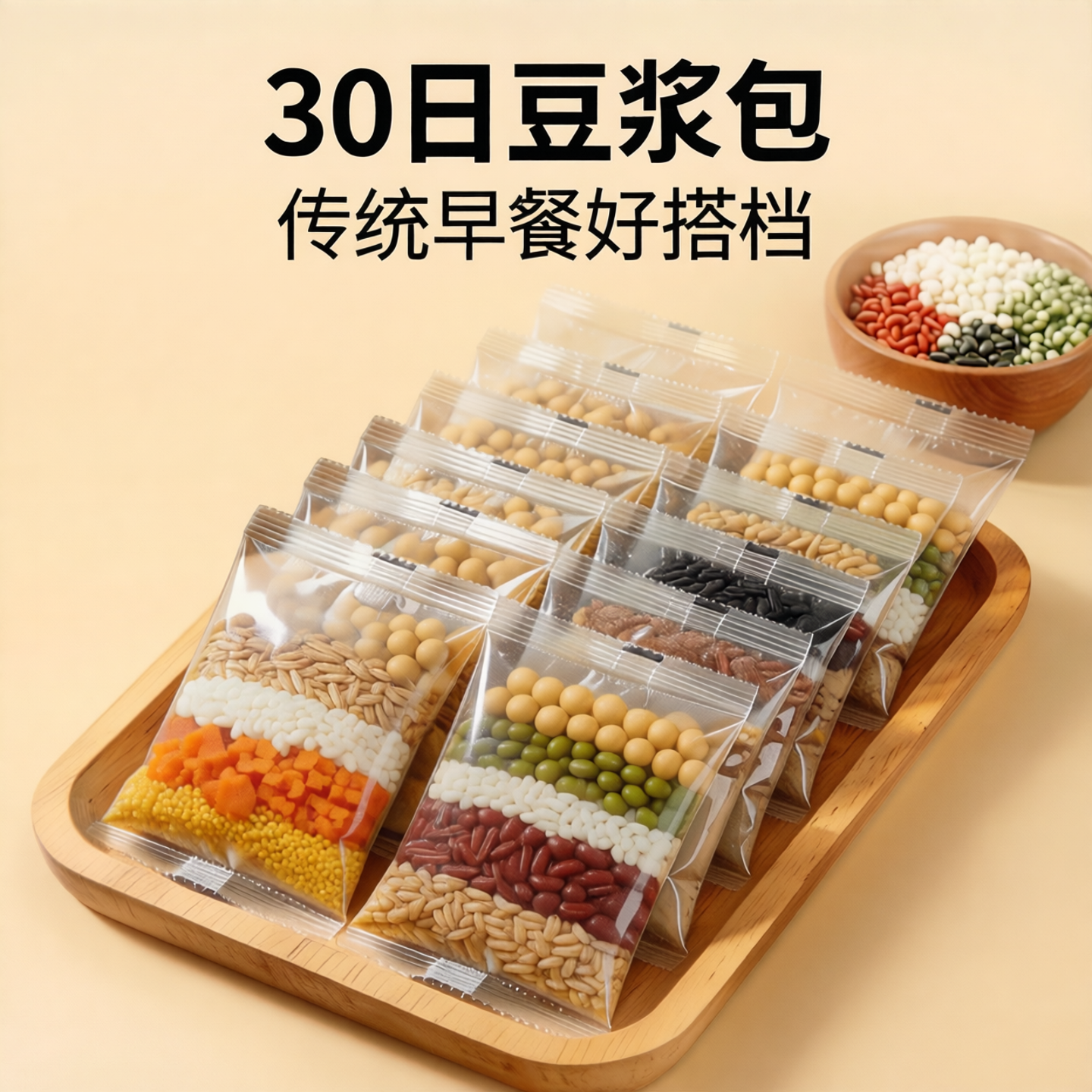 黍香世家豆浆包五谷杂粮熟豆食材包破壁机原料30包专用早餐商批发