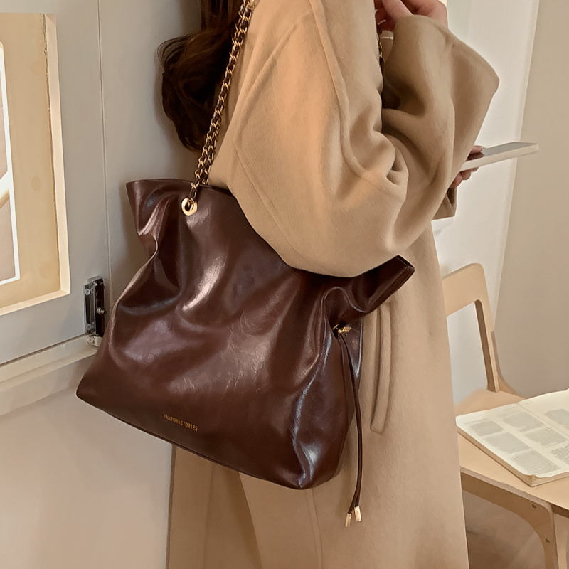 抽绳福袋包高级质感托特包