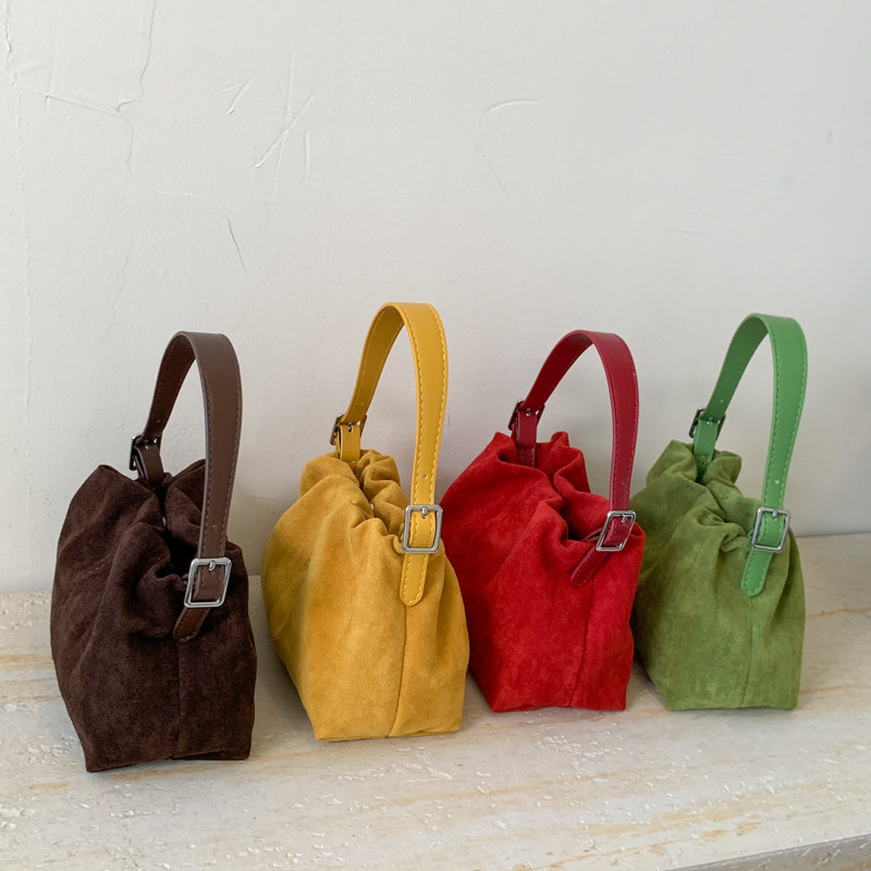 多巴胺糖果色小包复古手提斜挎包