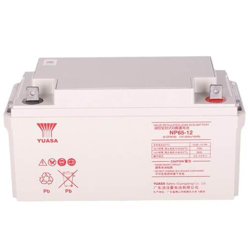 汤浅蓄电池NP65-12 12V65AH后备电源 UPS电源设备配套 消防照明