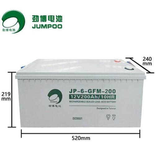 蓄电池JP-6-GFM-200 12V200AH/10HR机房供电 直流屏 UPS电源