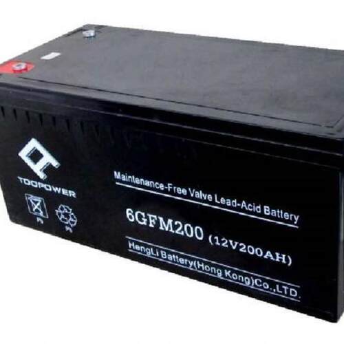 TOOPOWER蓄电池6GFM120 12V120AH备用电源系统专用电池