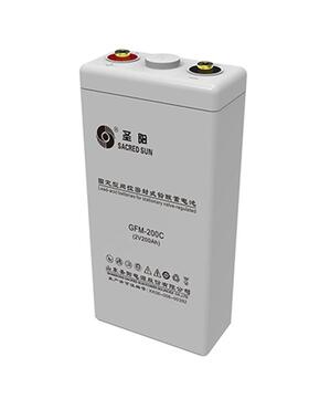 圣阳蓄电池GFM-200C 2V200AH消防照明 机房UPS电源配套 EPS直流屏
