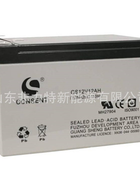 CONSENTGS12V12AH9AH铅酸免维护电梯医疗设备UPS电源