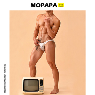 莫代尔无痕性感U凸低腰比基尼三角内裤 东京热系列男士 MOPAPA内裤