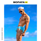 SILK SOFT MOPAPA THIN ICE MEN 舒适冰丝三角内裤 FABRIC BRIEFS