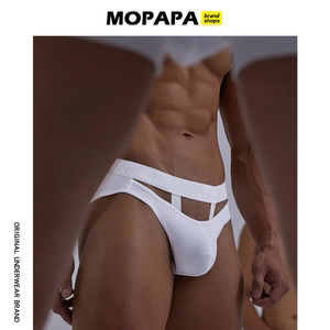 MOPAPA奥斯卡系列吊环囊袋性感低腰透气棉质舒适三角裤衩男士内裤