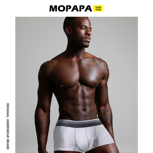 mopapa内裤渐次漫男士纯棉质U凸