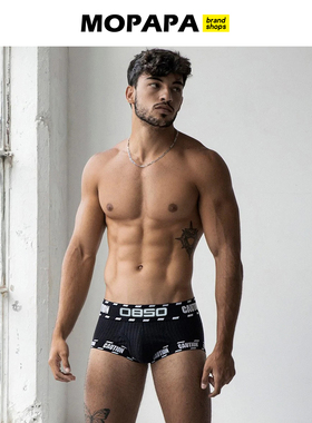 MOPAPA 80'S SERIES PERSONALITY 80年代系列狂野纯棉男士平角裤