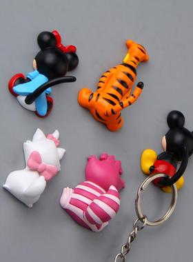 5款倩影米仔吉米鼠老虎卡通创意收纳磁扣冰箱贴吸磁贴吸铁石磁贴