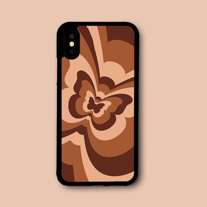 小众ins新款蝴蝶苹果网红手机壳