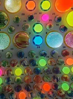 龙珠抽抽乐夜光弹力球发光超大号橡胶实心跳跳球高颜值抽签小卖部