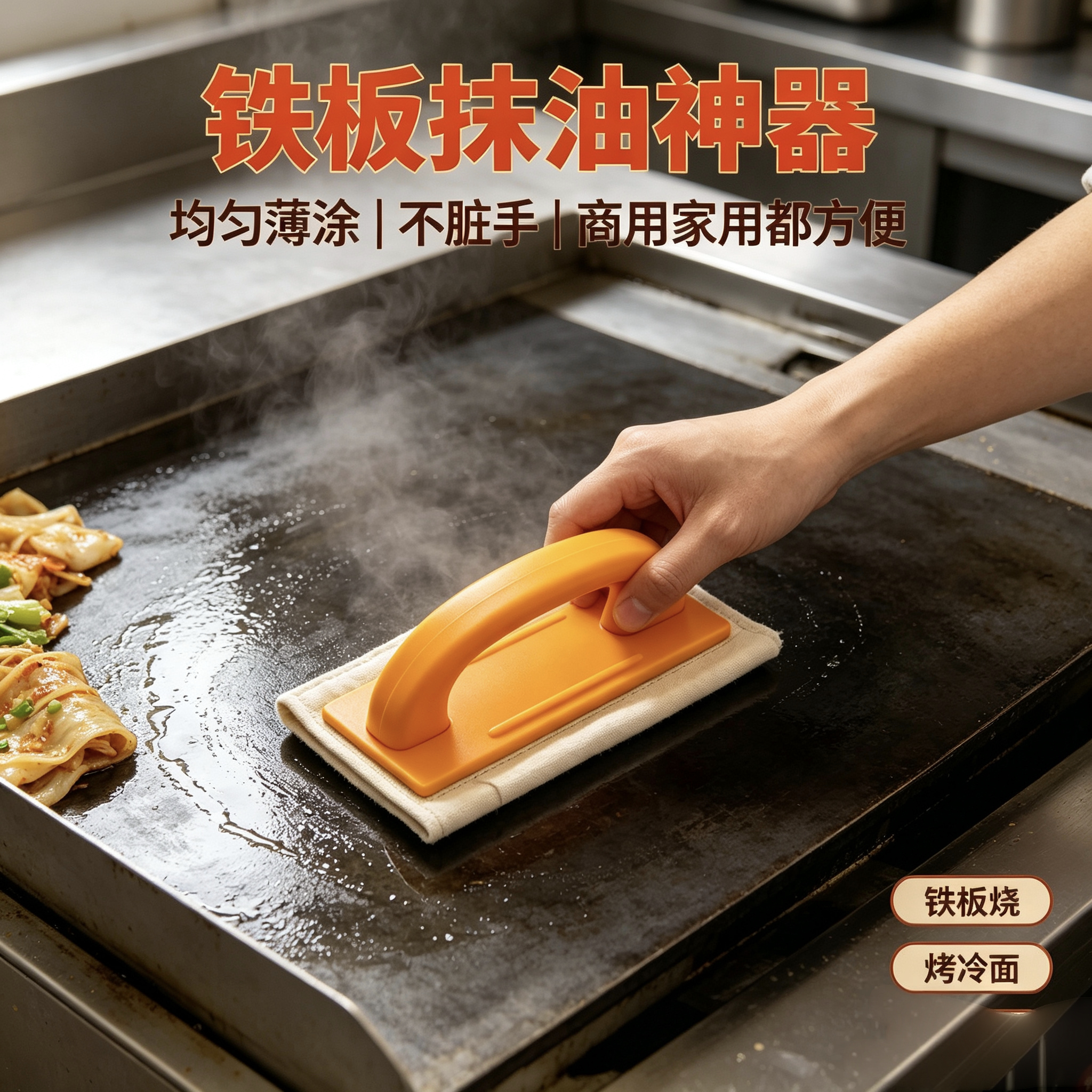 煎饼果子油擦子铁板抹油擦鏊子抹油升级版擦子油絮子烙饼刷神器
