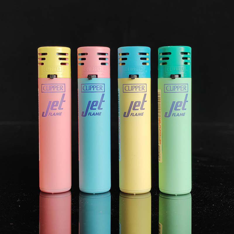 西班牙clipper可利福马卡龙色耐用充气高档防风打火机一次性火机