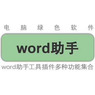word插件/word助手删除空格空行空白超链接标点中英切换/工具插件