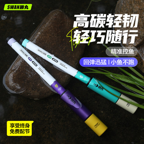 胜丸溪流竿钓鱼渔具全套小物钓鱼竿儿童专用超轻超硬短节迷你手竿