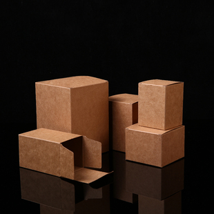 牛皮纸盒通用包装盒白卡纸盒彩盒定做礼品茶叶盒印刷白色现货盒子