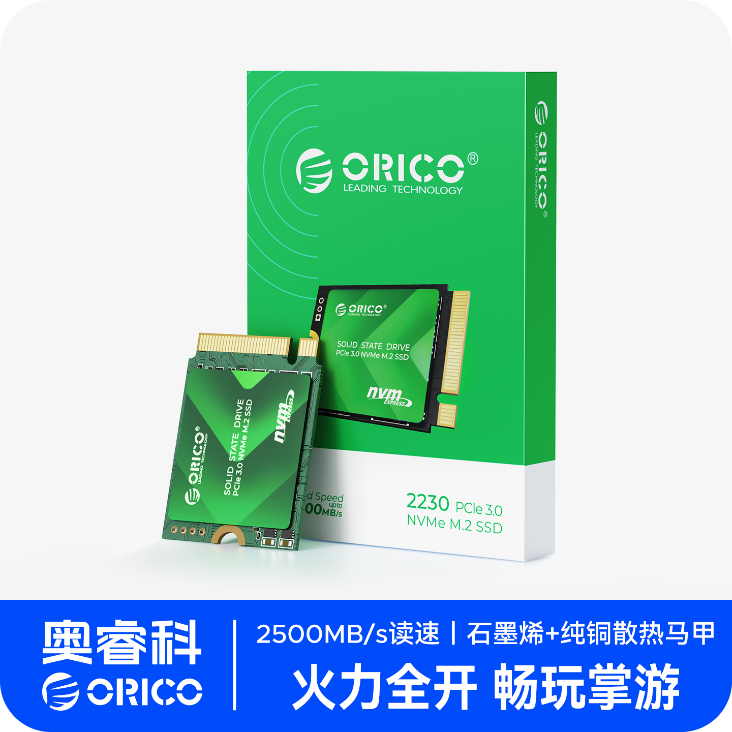 奥睿科M22230PCIe3.0固态硬盘