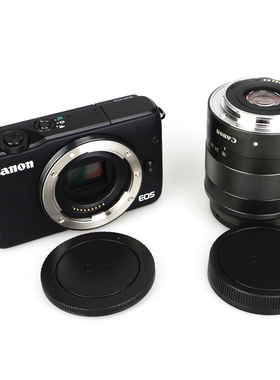 JJC 适用佳能微单相机EOS M50II M6II M50 M3 M10 M5 M6 M100 M200机身盖EF-M 18-55 15-45mm 18-150镜头后盖