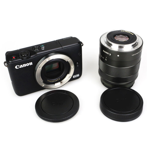 JJC 适用佳能微单相机EOS M50II M6II M50 M3 M10 M5 M6 M100 M200机身盖EF-M 18-55 15-45mm 18-150镜头后盖