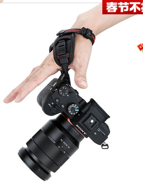 JJC 相机手腕带微单适用索尼A7M5/M4/M3 A6700 A7R5 A7C2富士XT50 X100VI佳能R50V R100 R6尼康Z63 Z30 Z50II